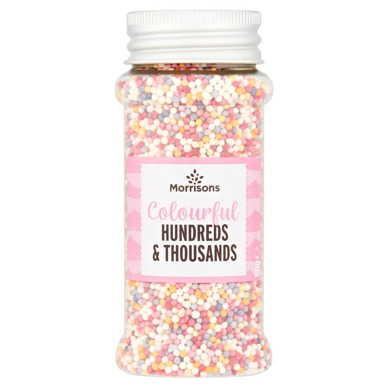 Morrisons Hundreds & Thousands Sprinkles 80g