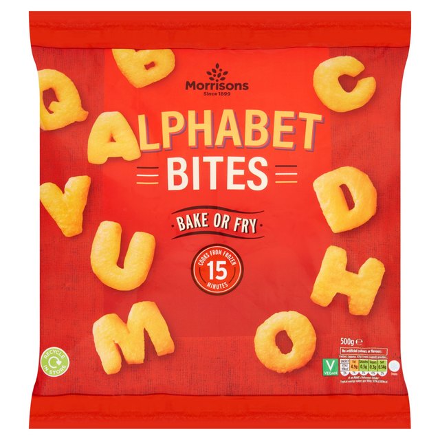 Morrisons Alphabet Bites 500g