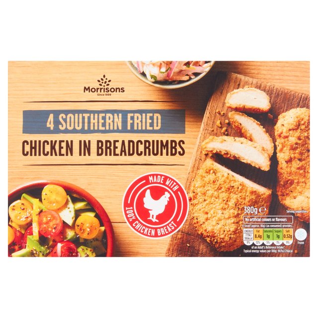 Morrisons 4 Southern Fried Chicken Steaks 380g