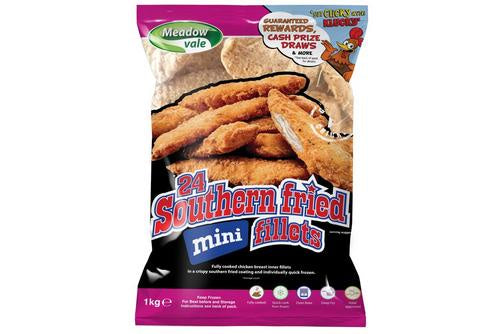 Meadowvale Halal Southern Fried Chicken Breast Mini Fillets 1kg