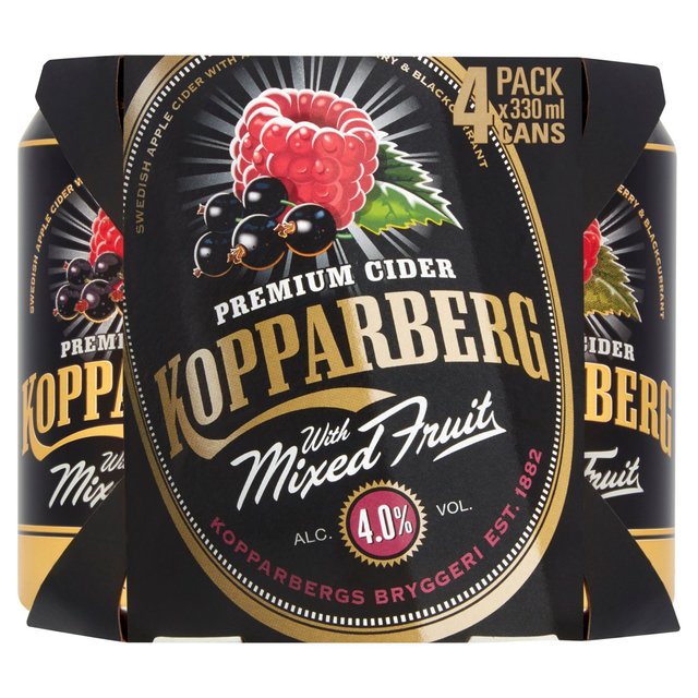 Kopparberg With Mixed Fruits 4 x 330ml 4%