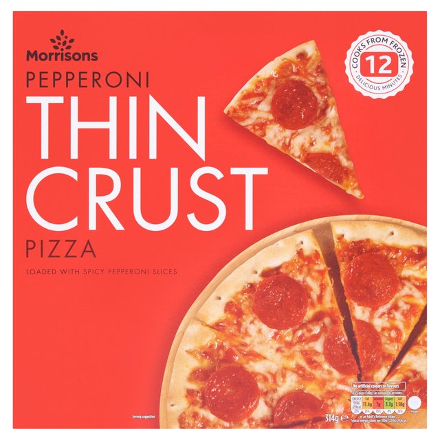 M Thin Crust Pepperoni Pizza 314g