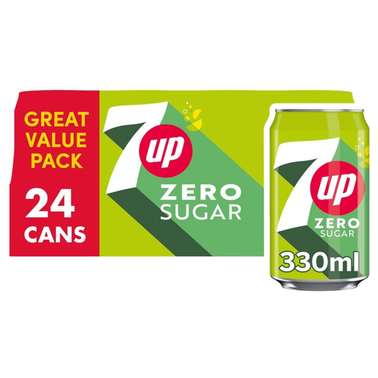 7Up Zero Drink 330ml 24pk