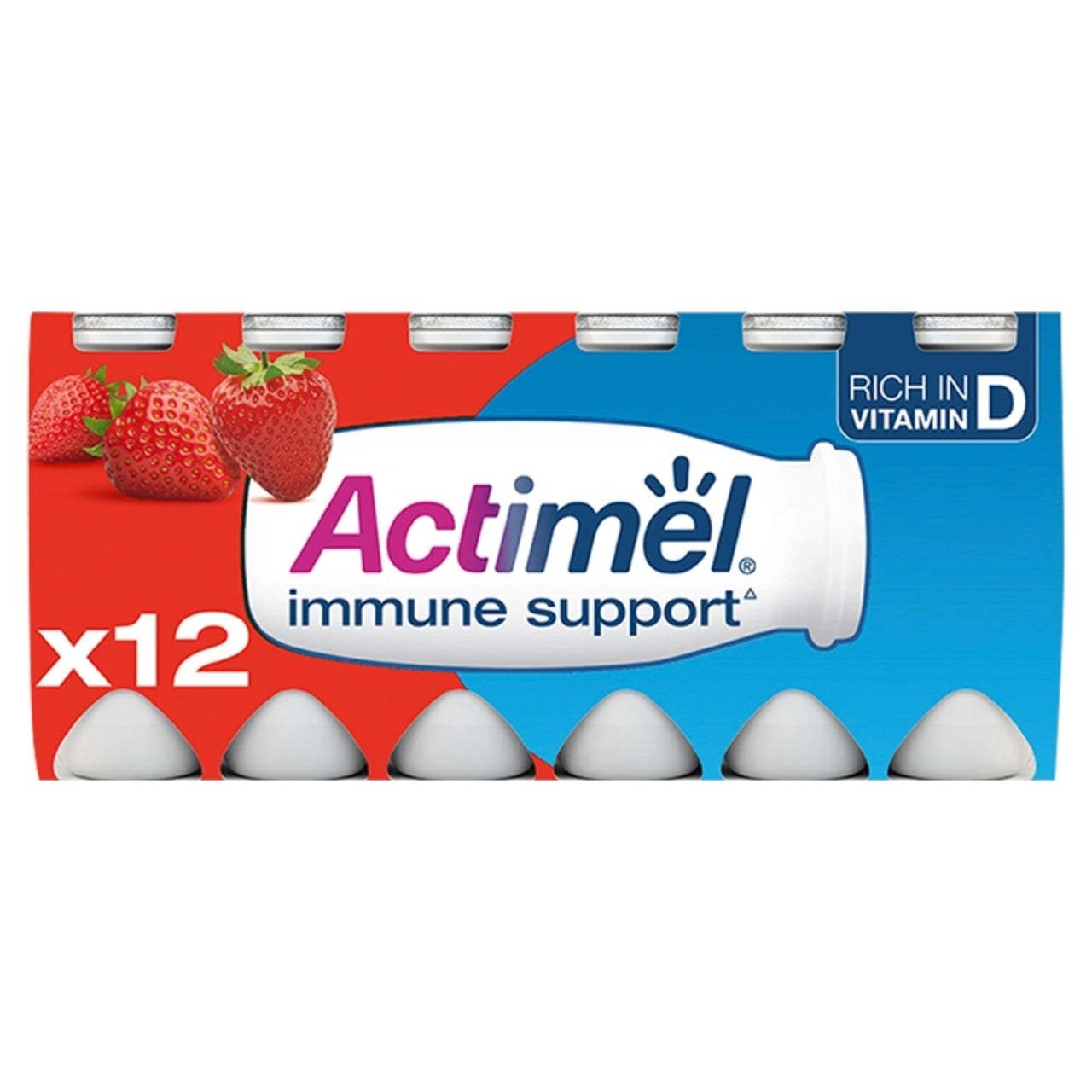 Actimel Strawberry Yogurt Drink 12pk