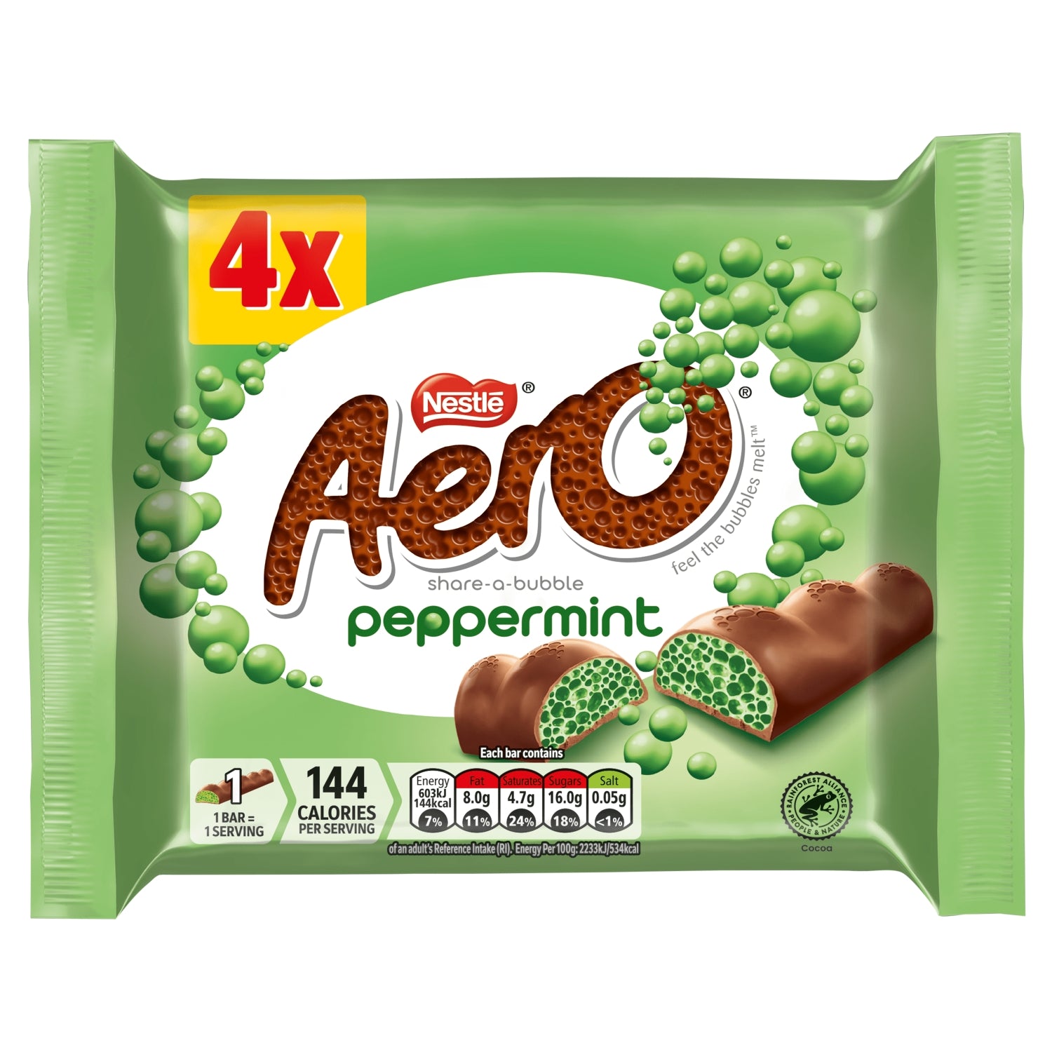 Aero 4 Peppermint Bars 108g