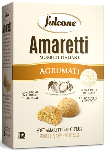 Falcone Italian Soft Amaretti with Citrus 170g