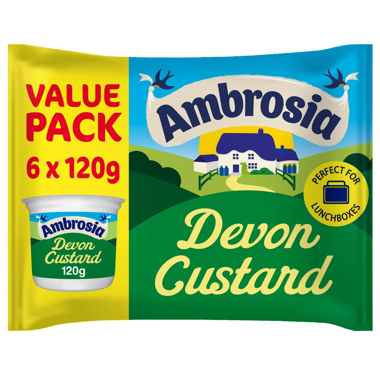 Ambrosia Devon Custard 6 x 120g