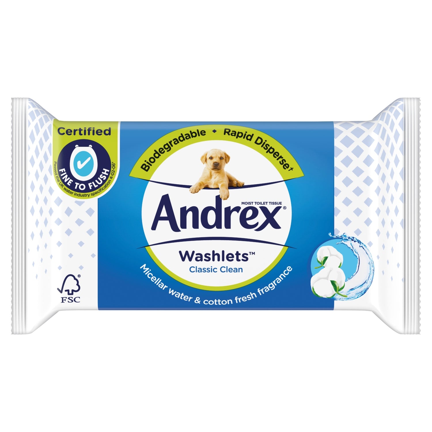 Andrex Classic Washlets 40pk