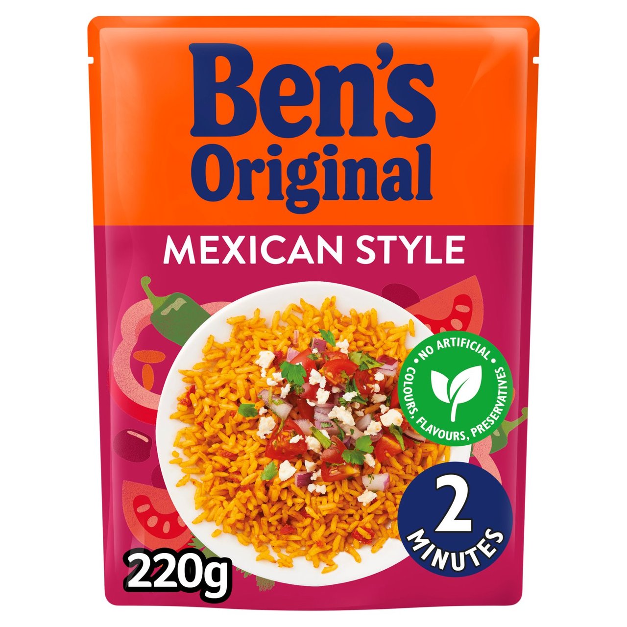 Bens Original Mexican Style Microwave Rice 220g*