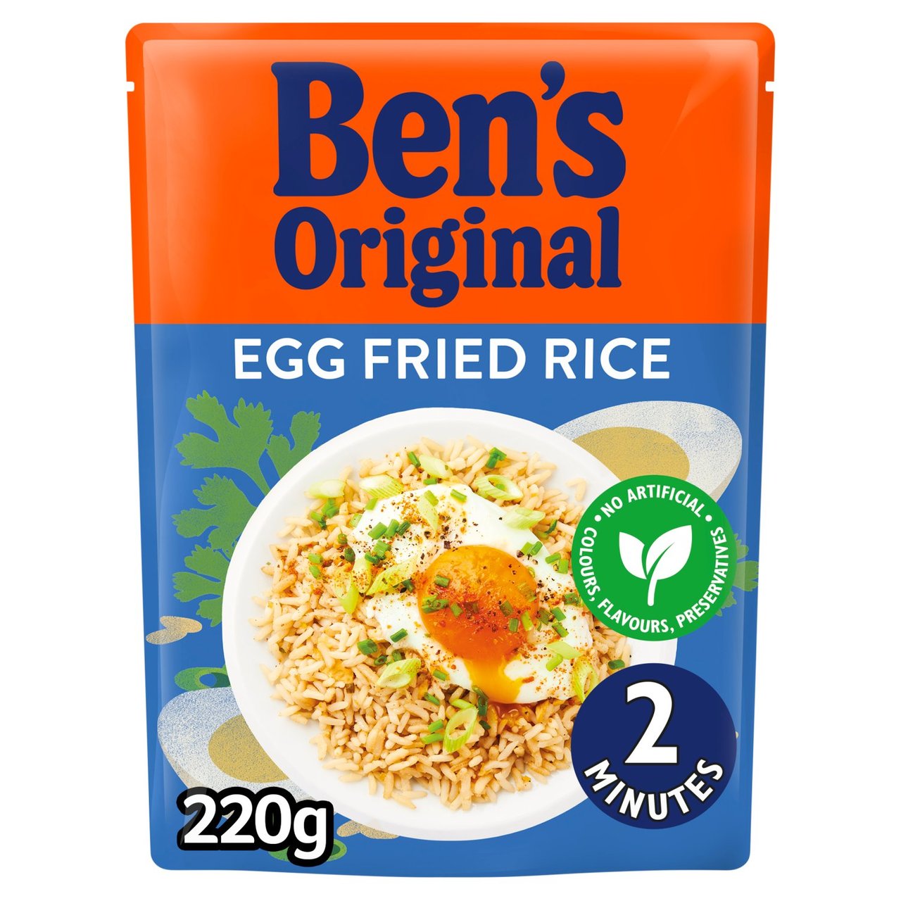 Bens Original Egg Fried Style Microwave Rice 220g*