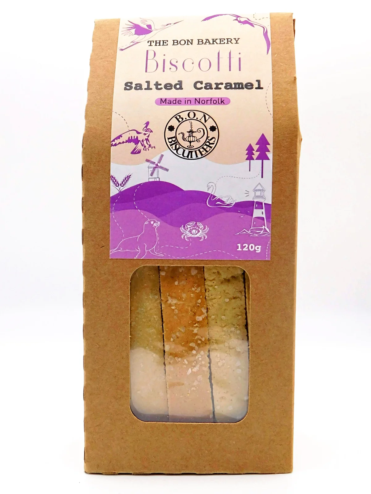 The Bon Bakery Salted Caramel Biscotti 120g