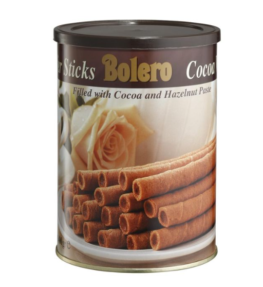 Bolero Cocoa Wafer Sticks 400g