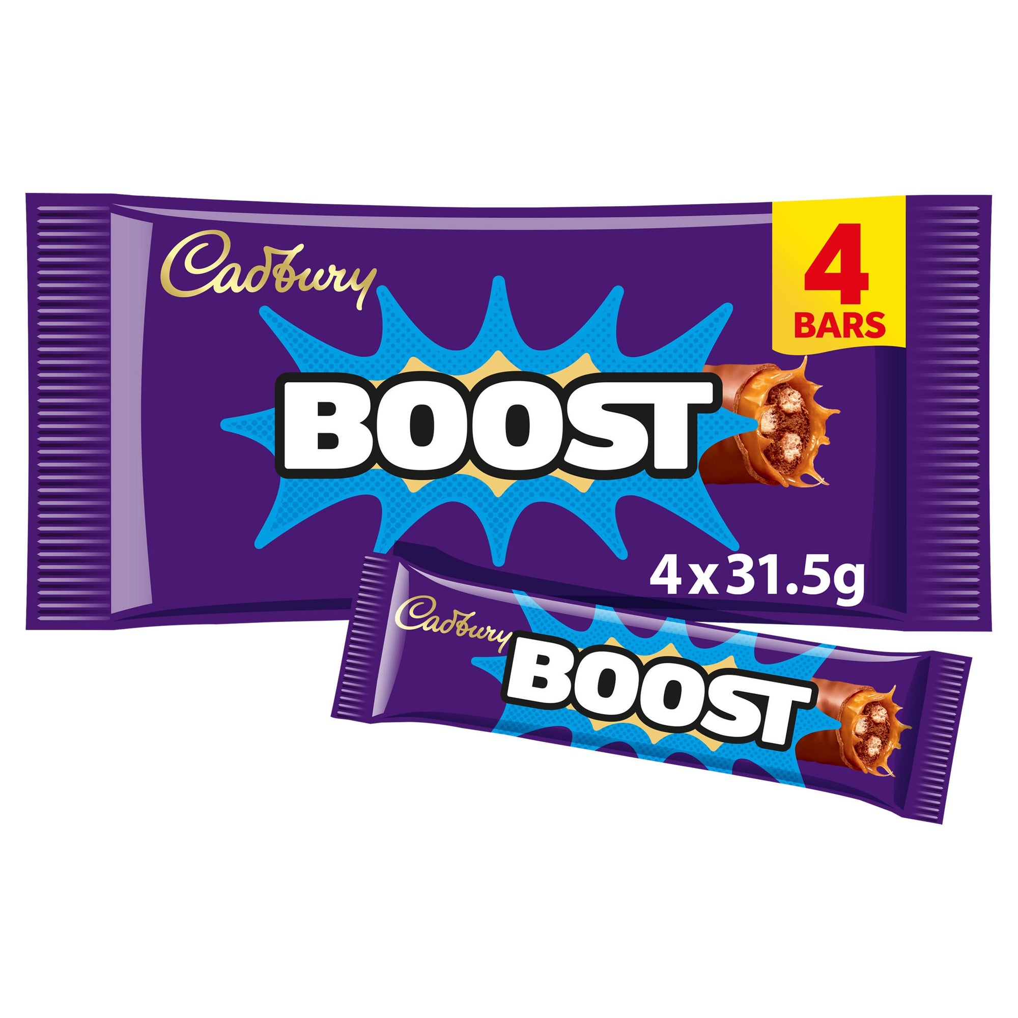 Cadbury 4 Boost Bars 126g