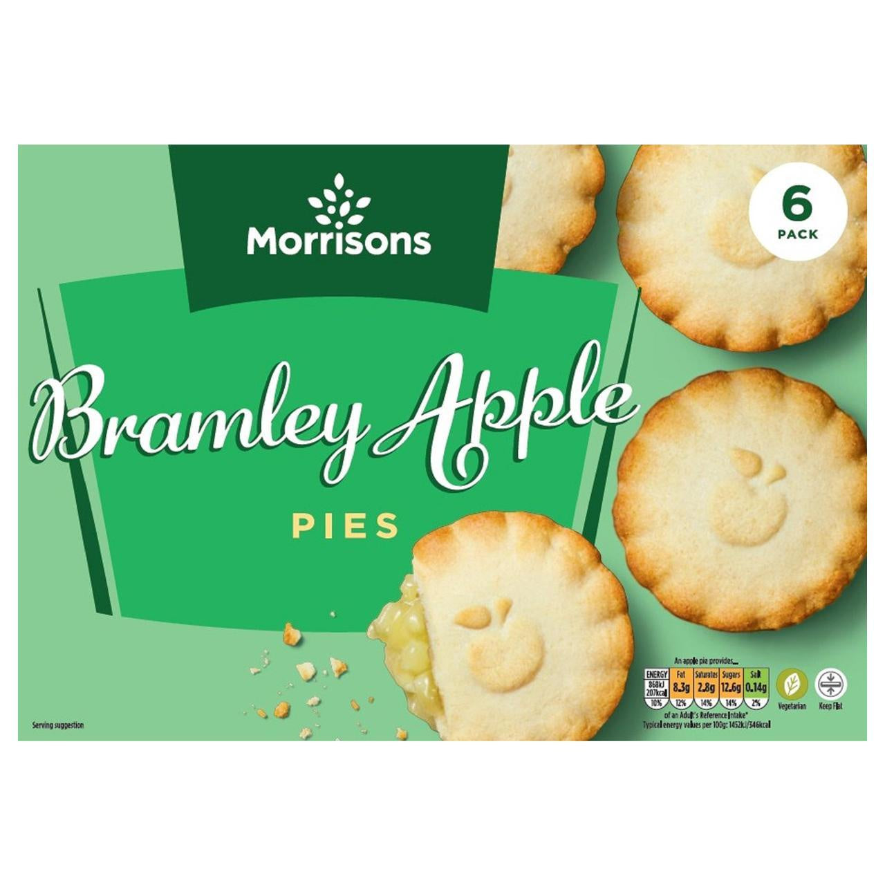 Morrisons Apple Pies 6pk