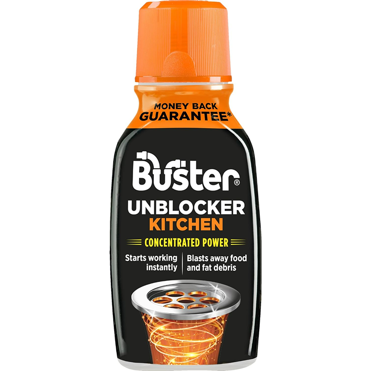 Buster Plughole Unblocker Kitchen Granules 150g