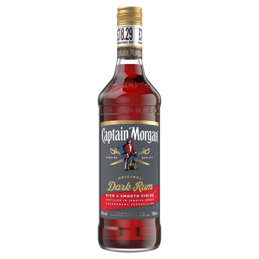 Captain Morgan Dark Rum 70cl PM*