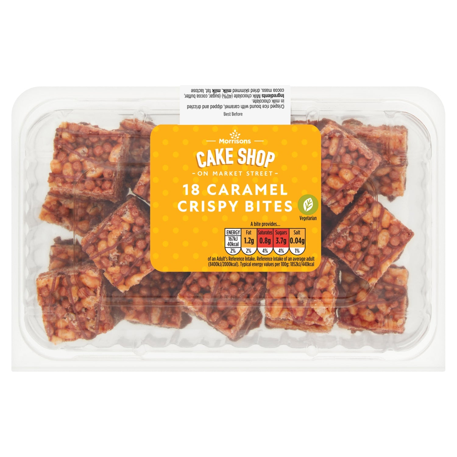 Morrisons 18 Caramel Crispy Bites