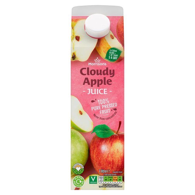 Morrisons 100% Cloudy Apple 1L