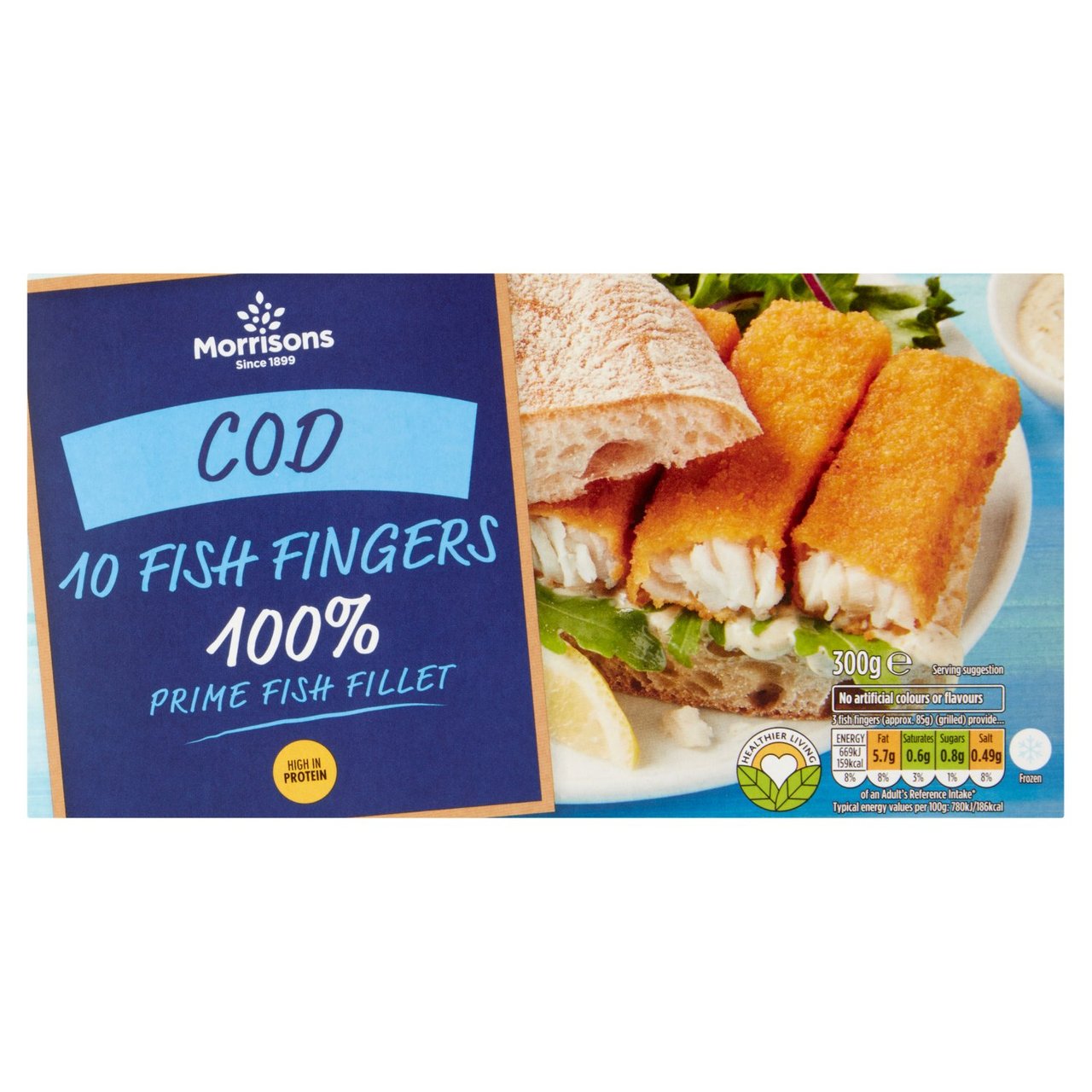 Morrisons 10 Cod Fish Fingers 300g