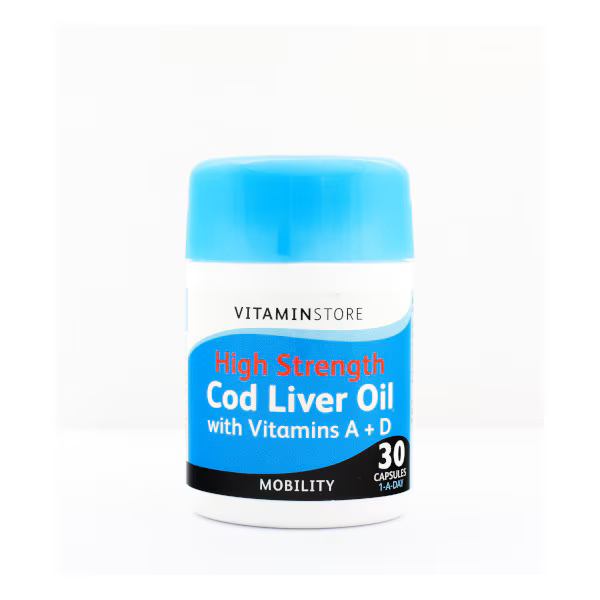 Vitamin Store High Strength Cod Liver Oil Capsules 30pk