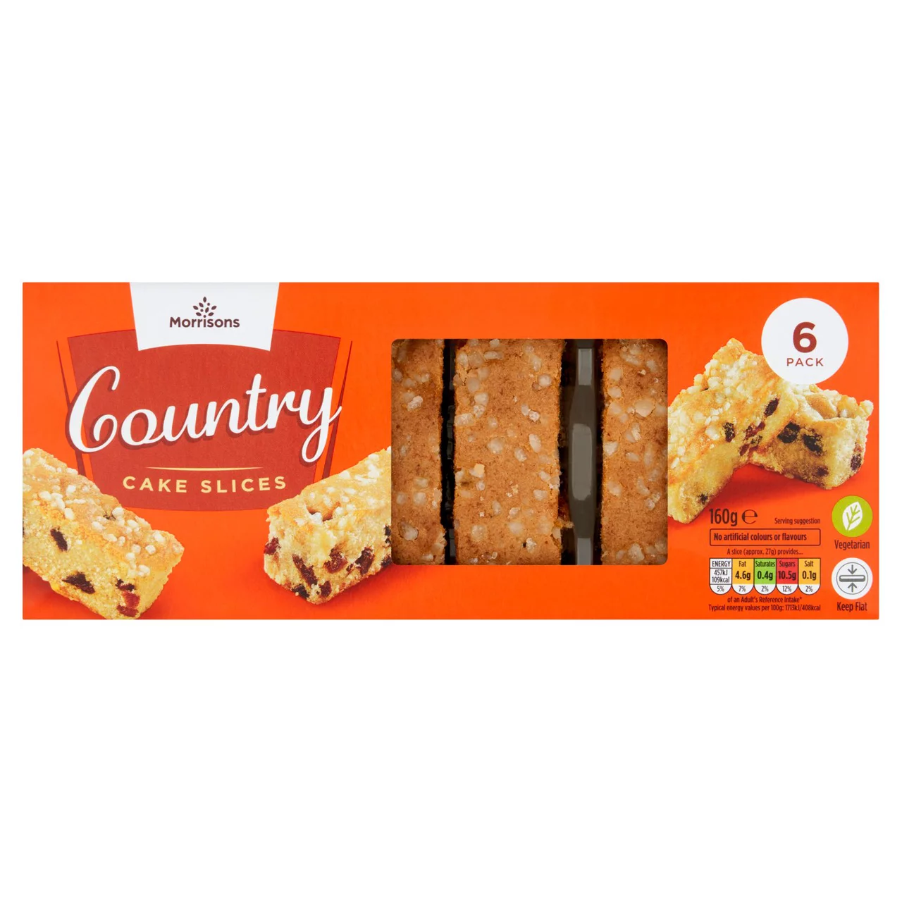 M 6 Country Cake Slices 160g