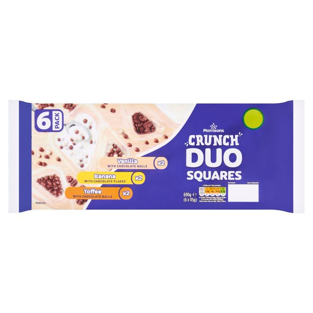 Morrisons Crunch Duo Squares 6 x 115g