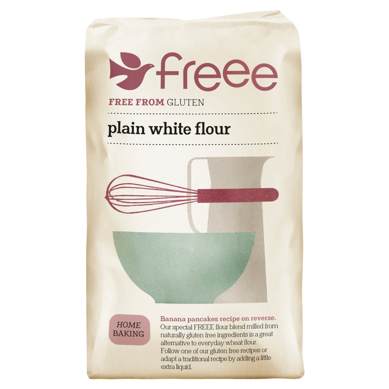 Doves Farm Plain White Gluten Free Flour 1kg