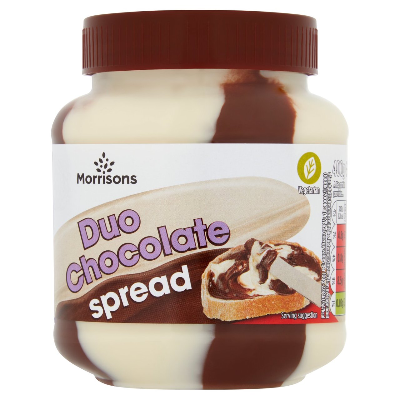 Morrisons Duo Chocolate Spread 400g