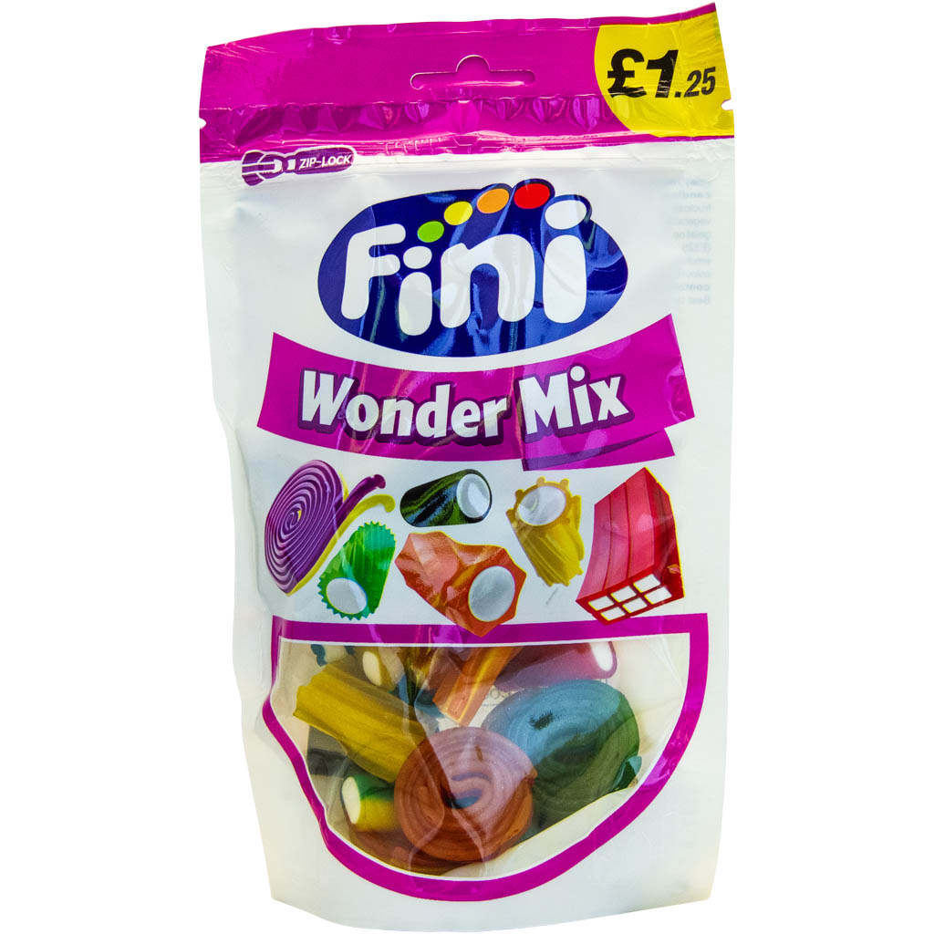 Fini Liquorice Wonder Mix 140g PM