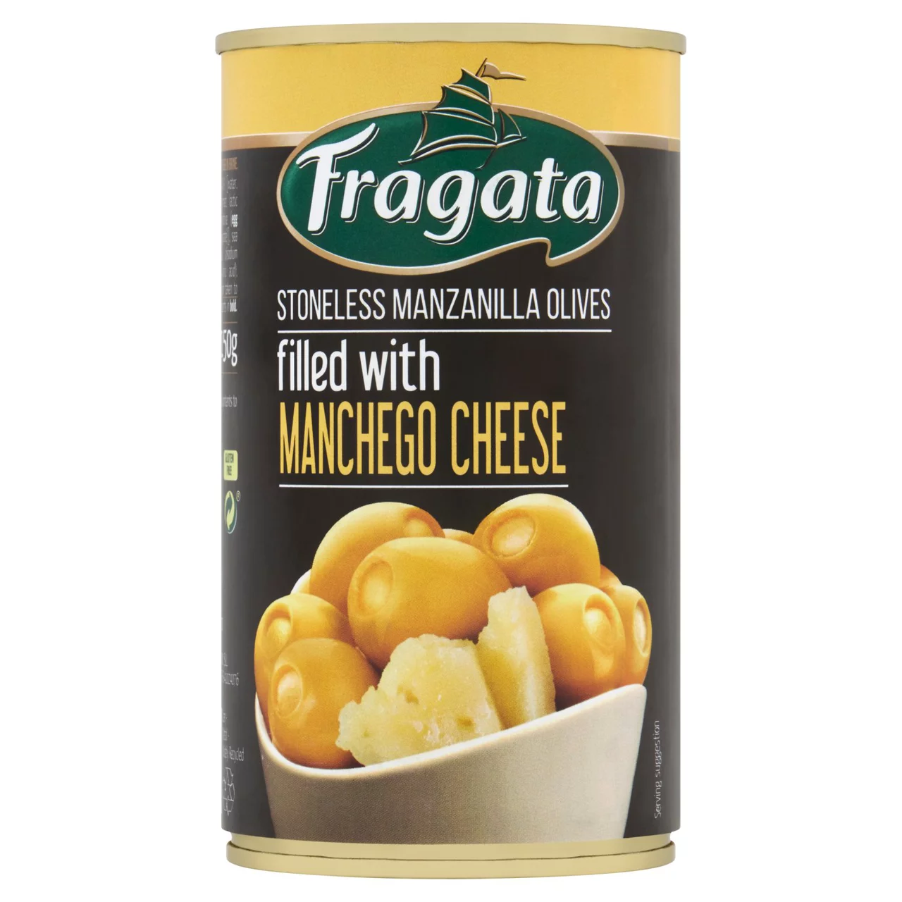 Fragata Stoneless Manzanilla Olives Filled With Manchego 150g