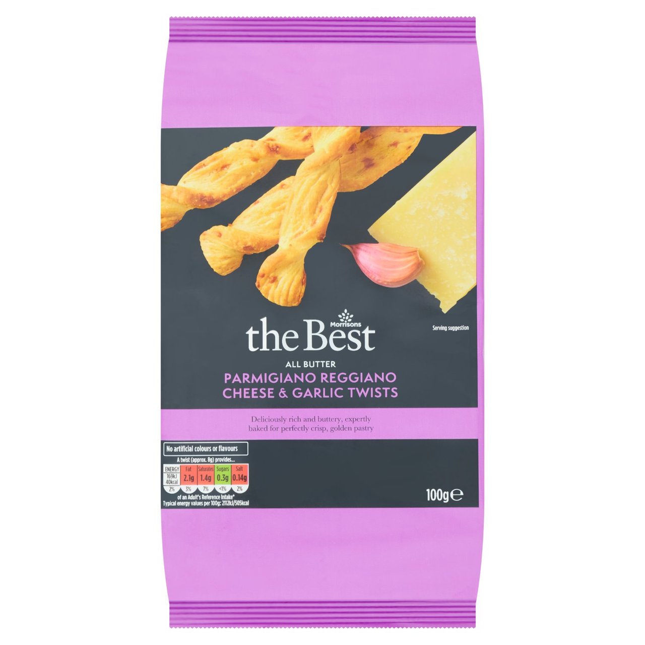 M The Best Parmesan Garlic Twists 100g