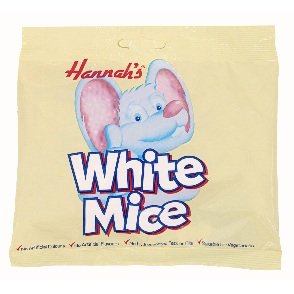 Hannah's White Chocolate Mice 140g