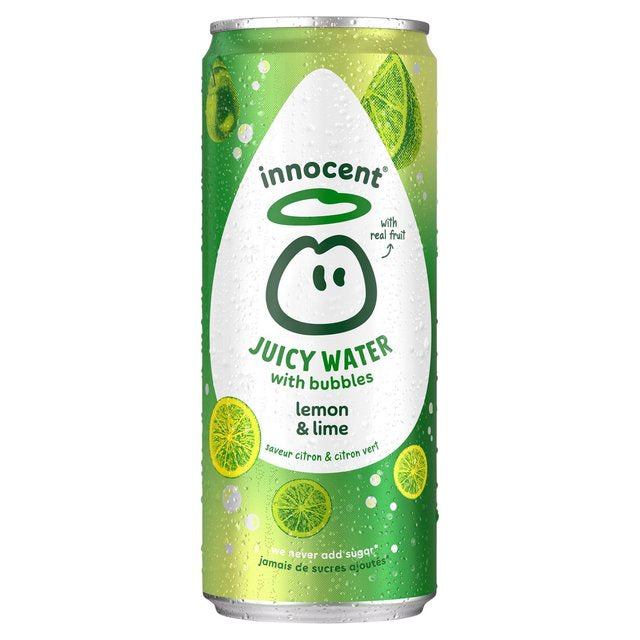 Innocent Juicy Water with Bubbles Lemon & Lime 330ml