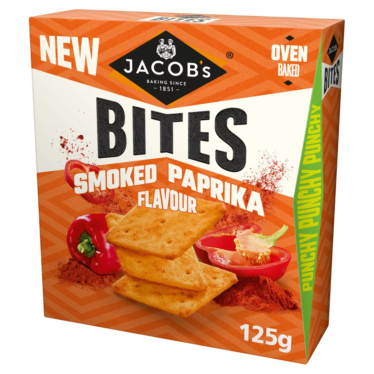 Jacobs Bites Smoked Paprika 125g