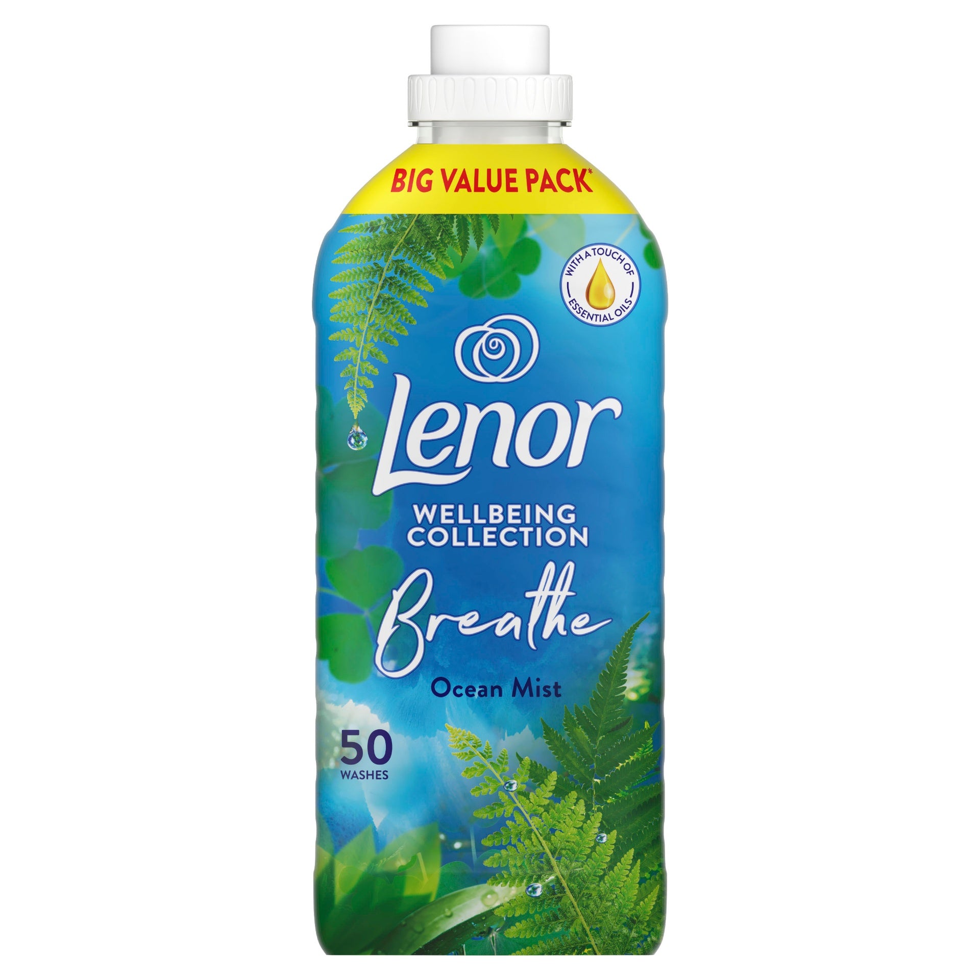 Lenor Fabric Conditioner Ocean Mist 1.65L 50 wash