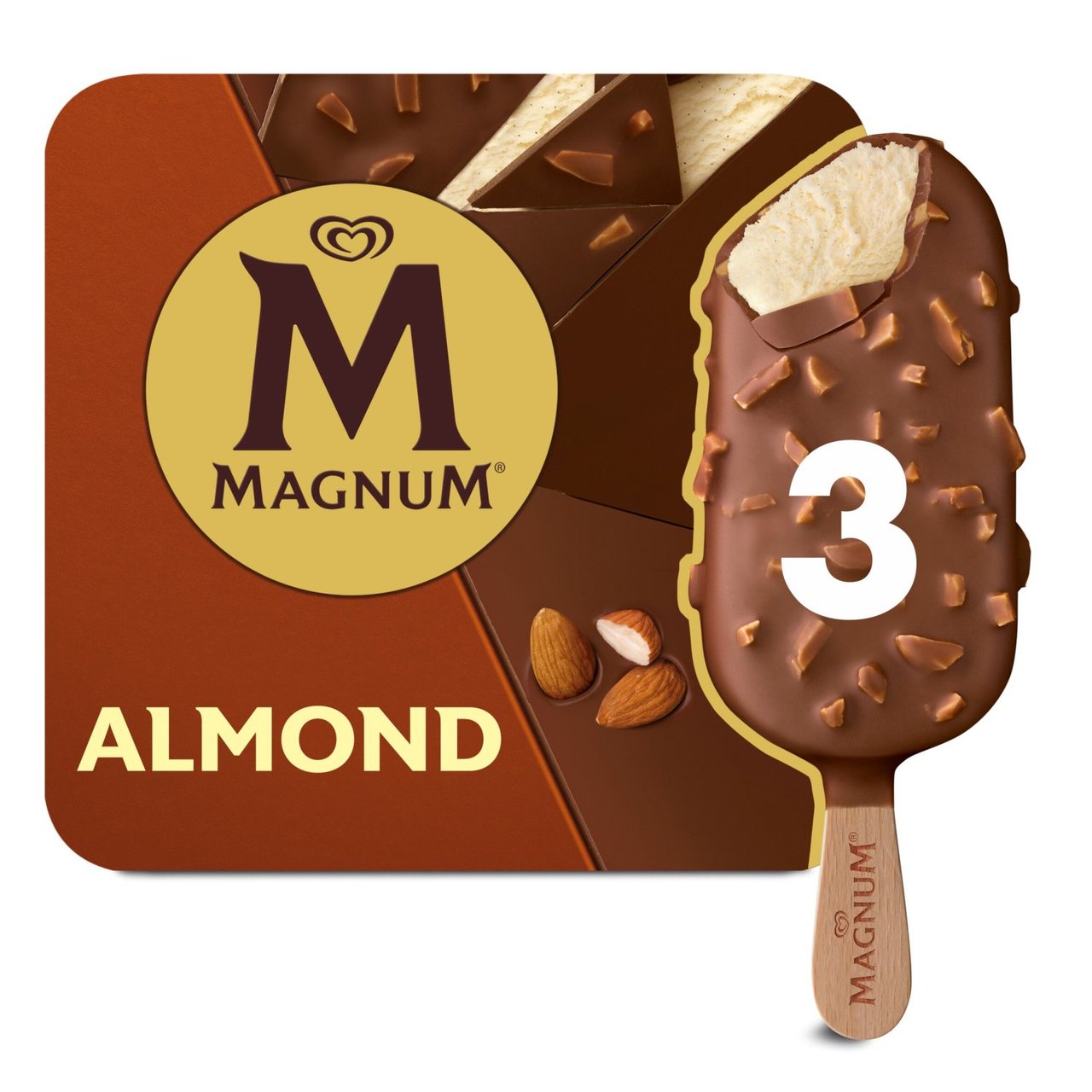 Magnum Almond 3 x 100ml