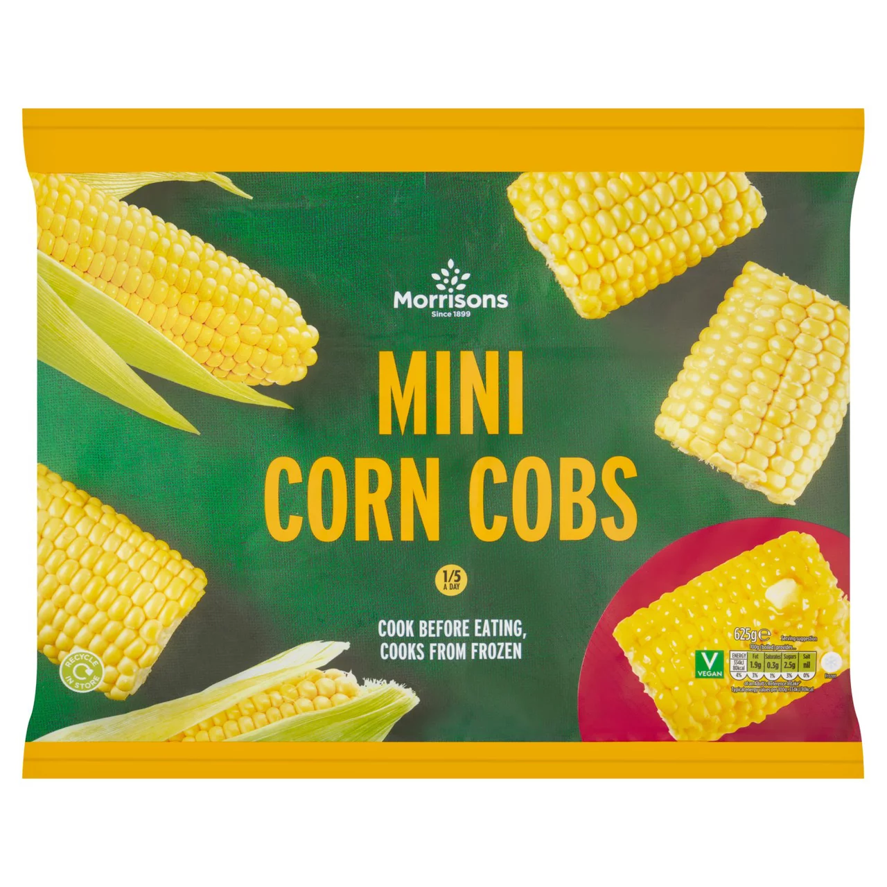 Morrisons Mini Corn Cobs 625g