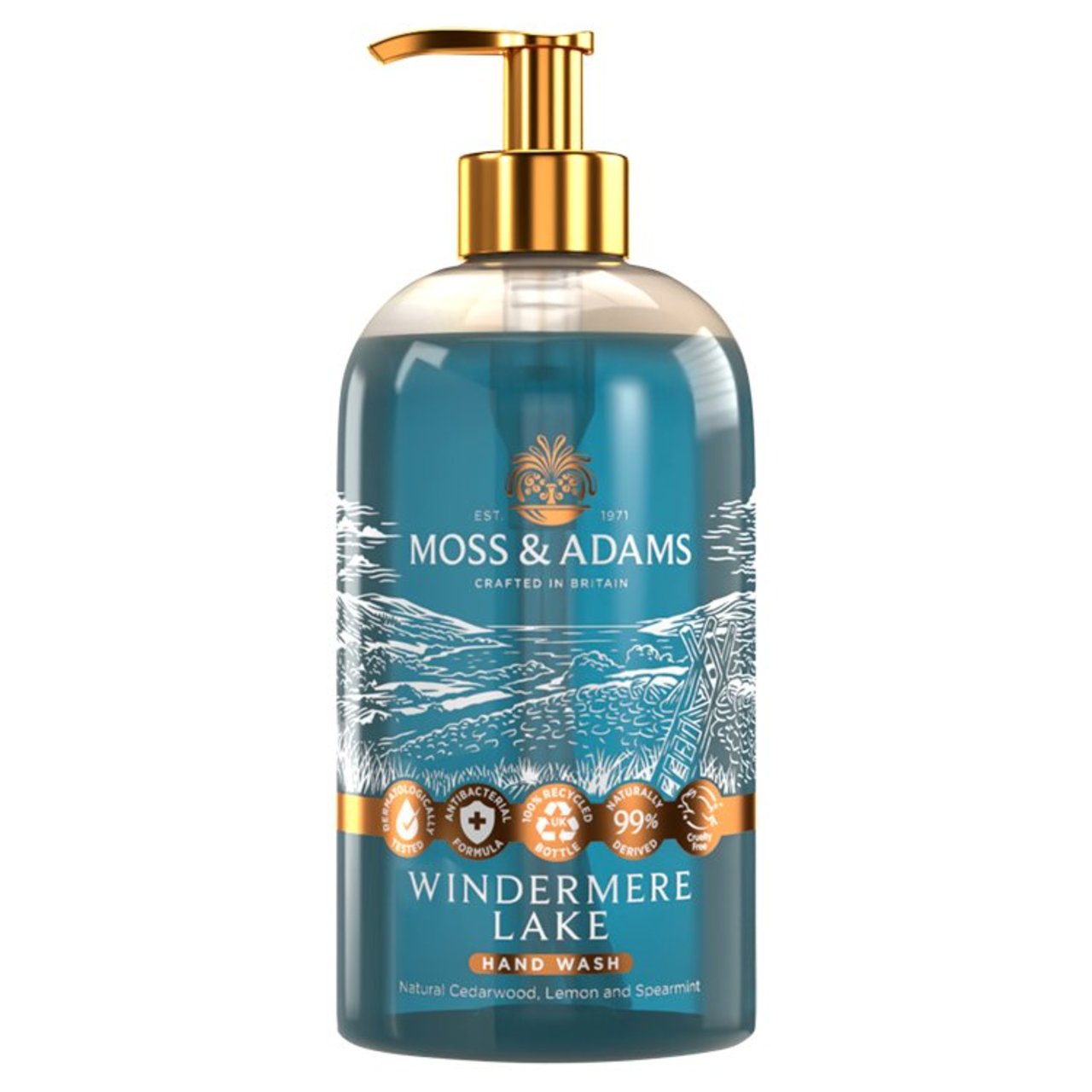 Moss & Adams Handwash Windermere Lake 500ml
