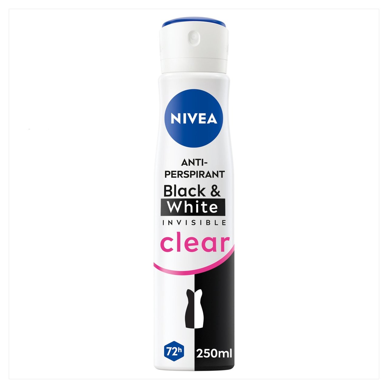 Nivea Black & White Clear Anti-Perspirant 250ml