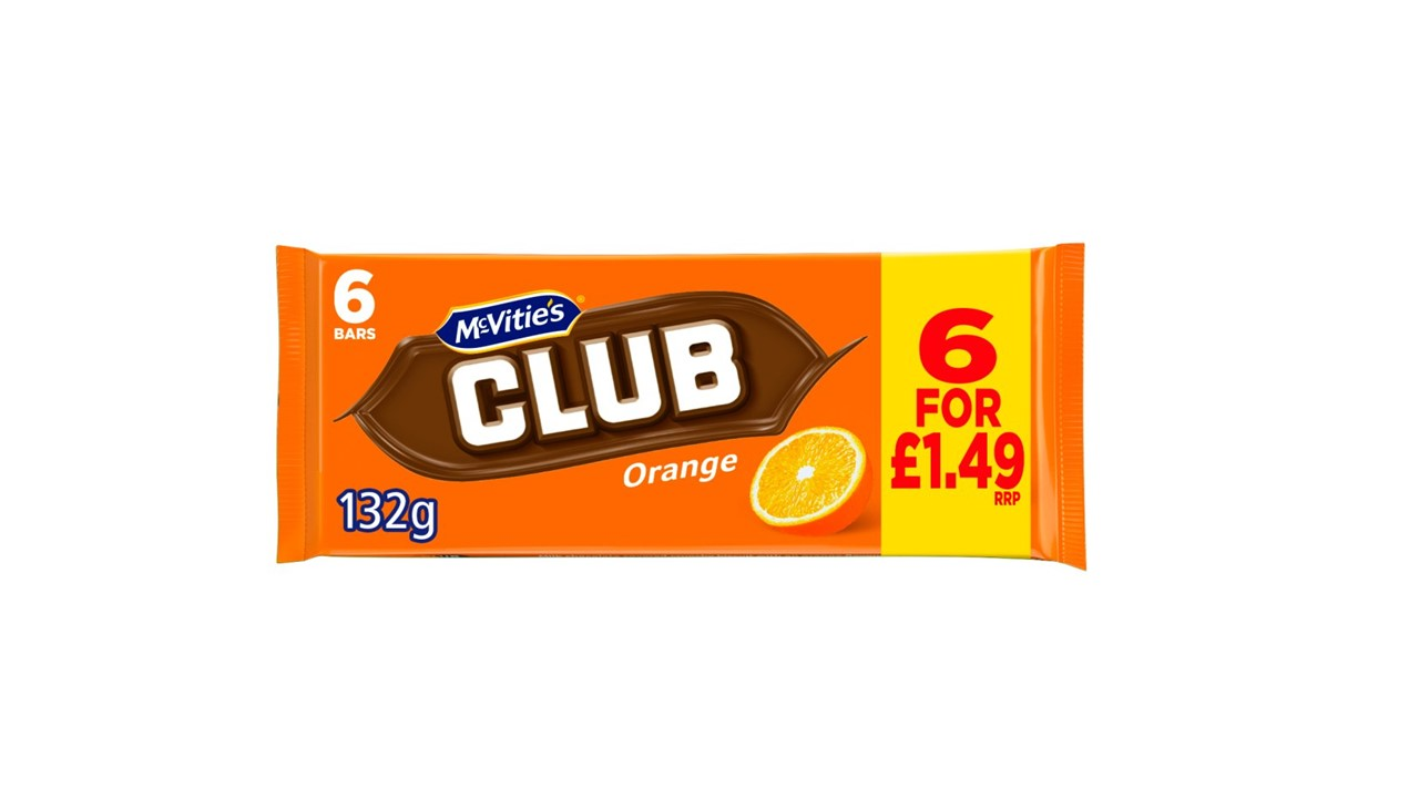 McVitie's Orange Club 6pk PM**