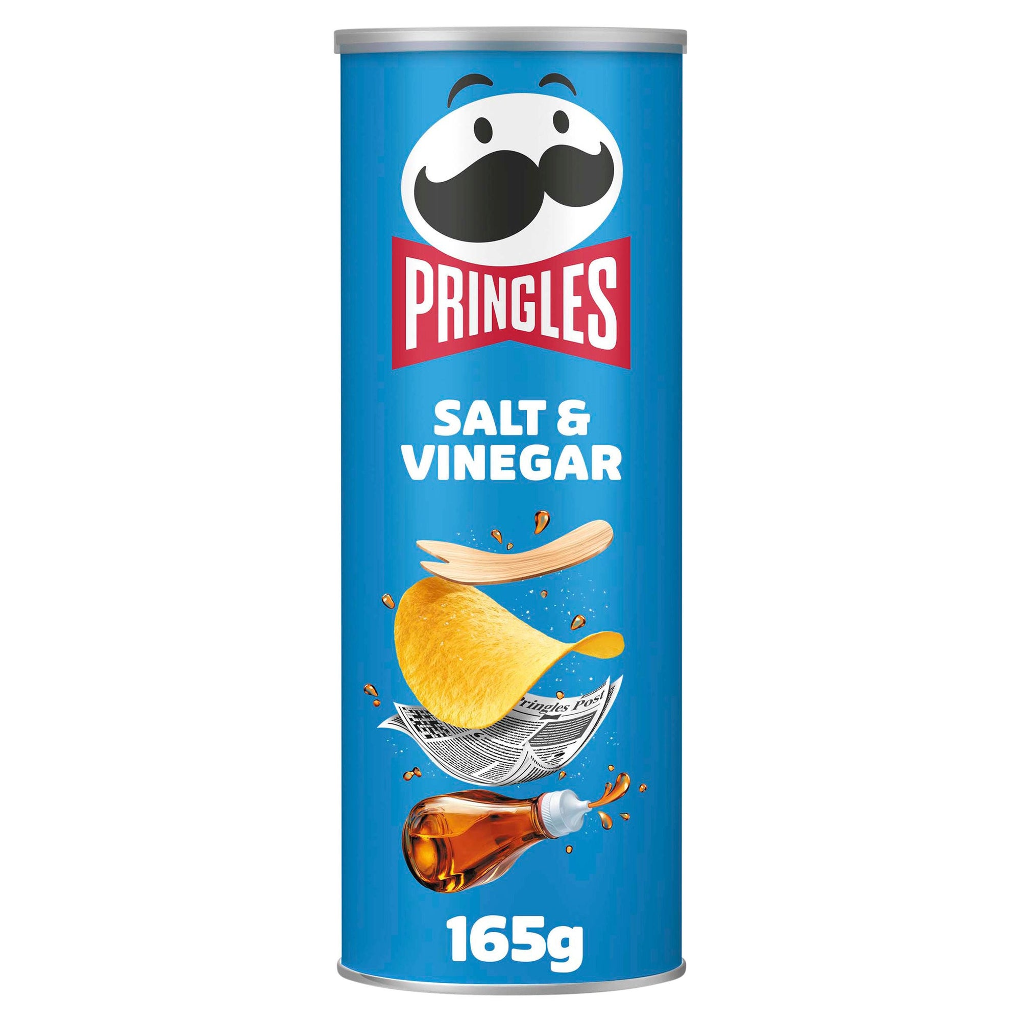 Pringles Salt & Vinegar Crisps 165g