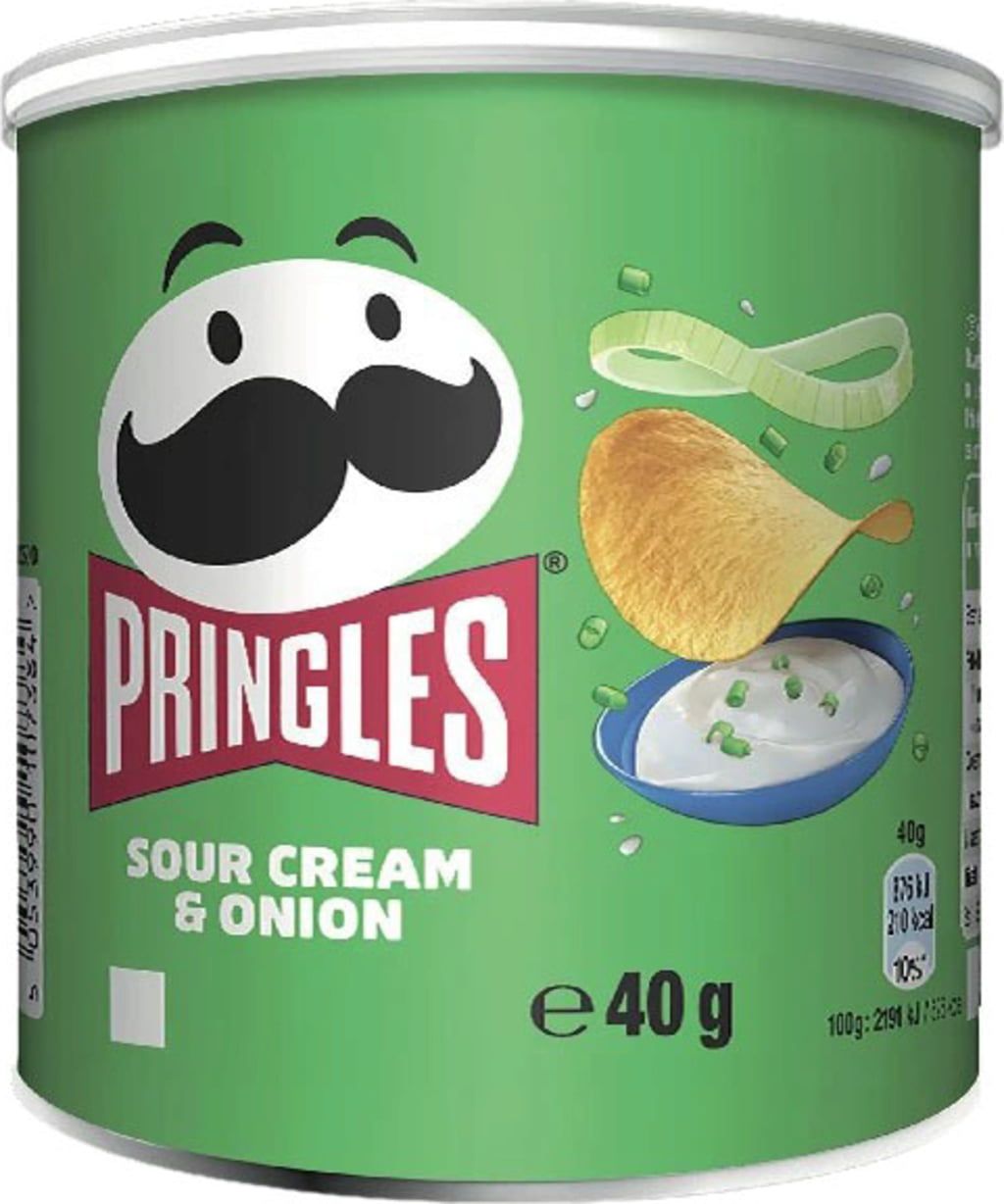 Pringles Sour Cream & Onion Crisps 40g