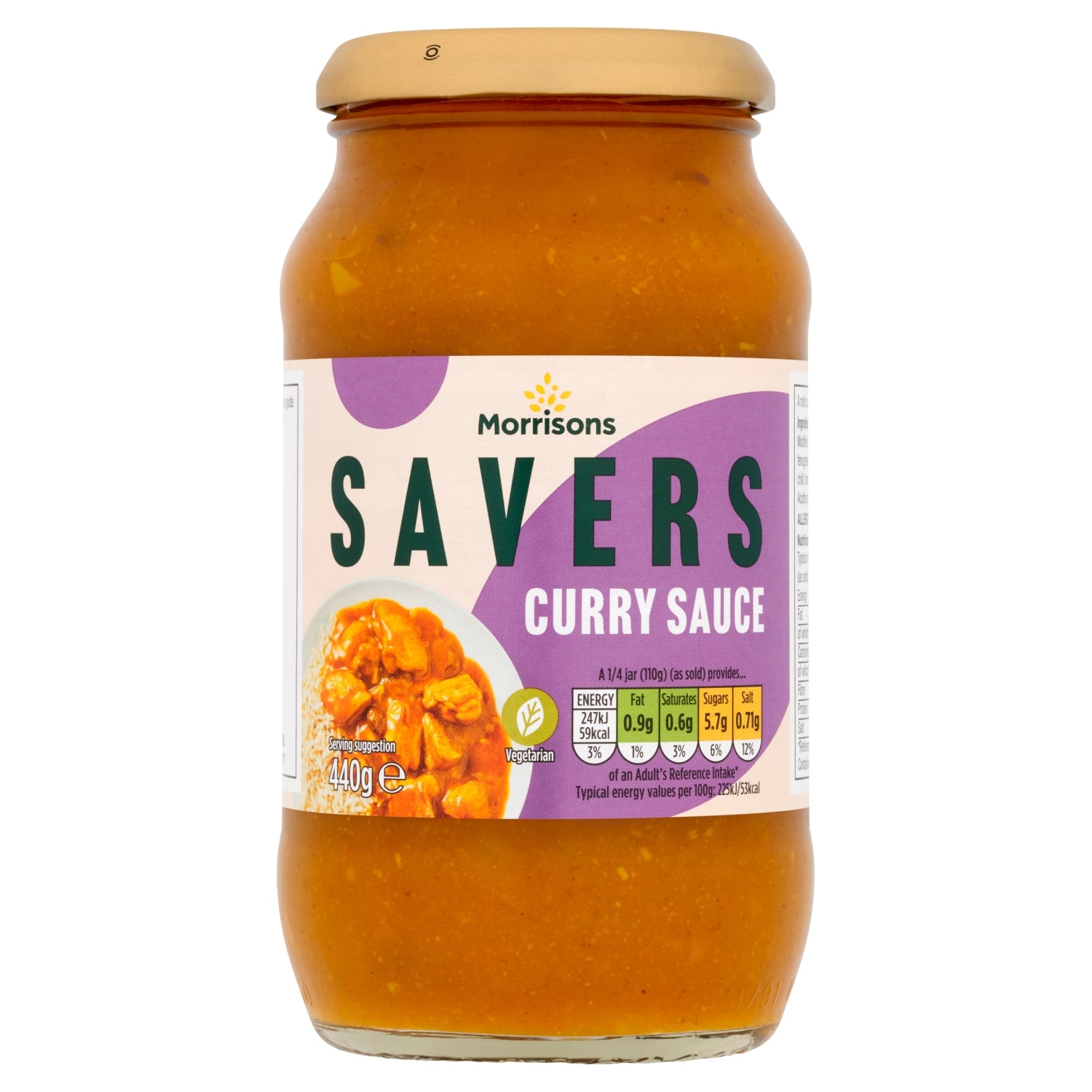 Morrisons Savers Curry Sauce 440g