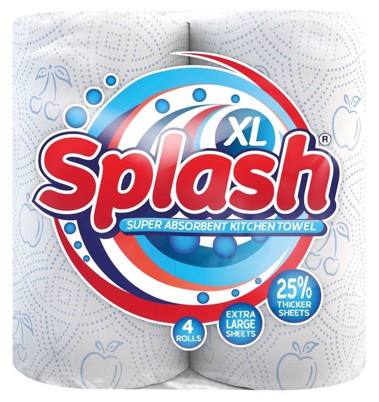 Splash Kitchen Towel 4pk