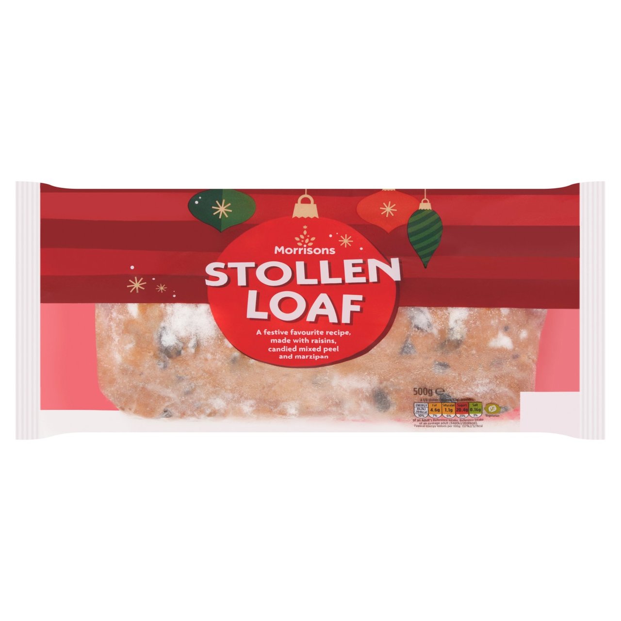 Morrisons Stollen Loaf 500g