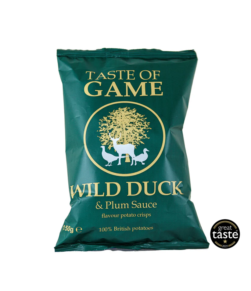 Taste of Game Wild Duck & Plum Sauce Crisps 150g