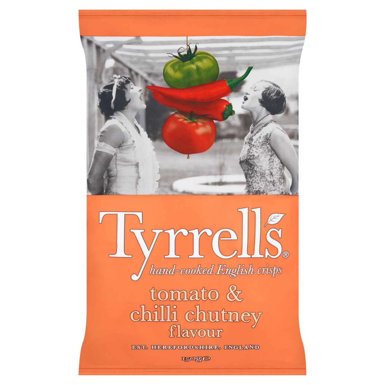 Tyrrells Tomato & Chilli Chutney Sharing Crisps 150g