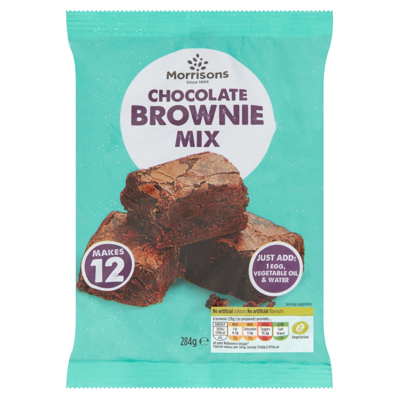 Morrisons Chocolate Brownie Mix 284g