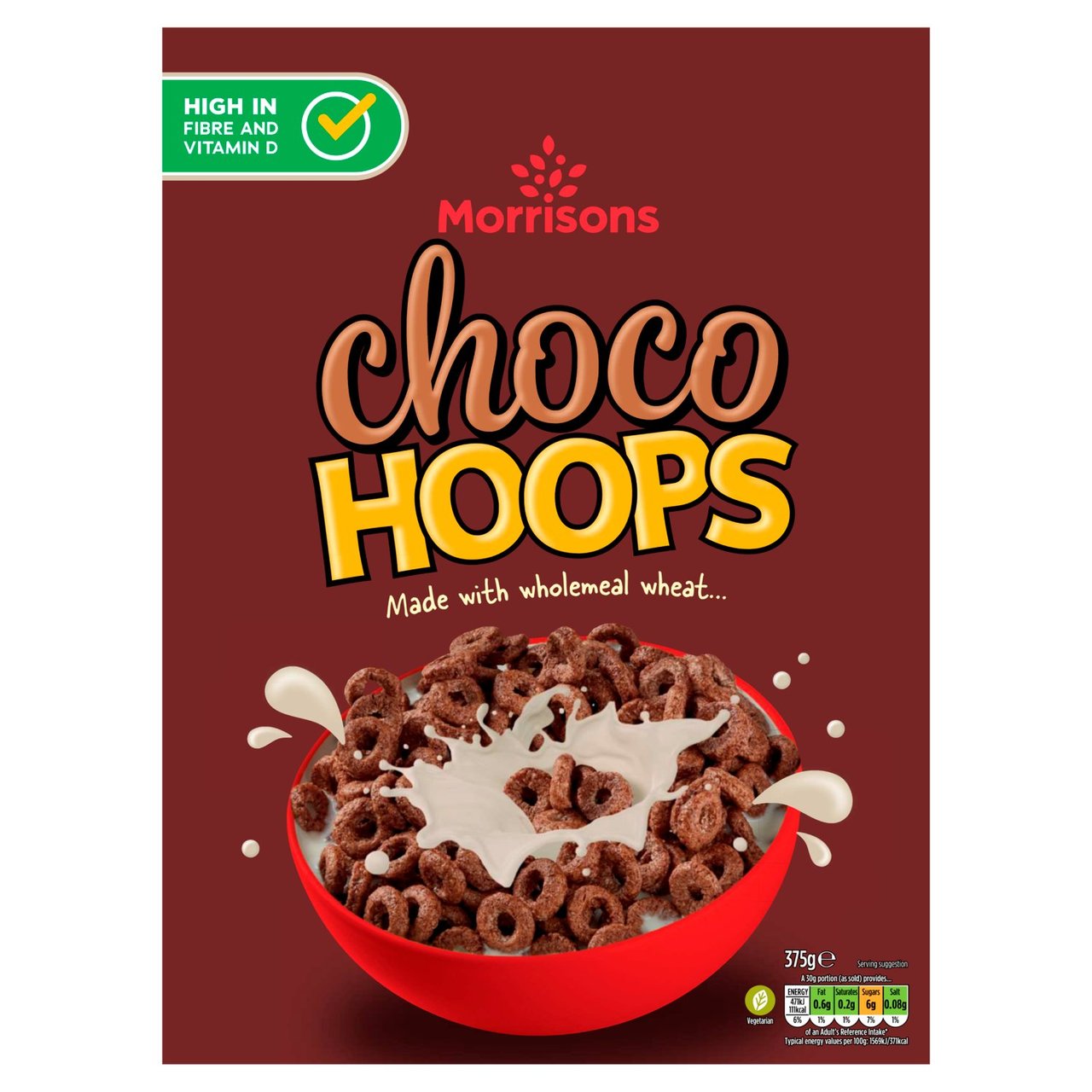 M Chocolate Hoops 375g