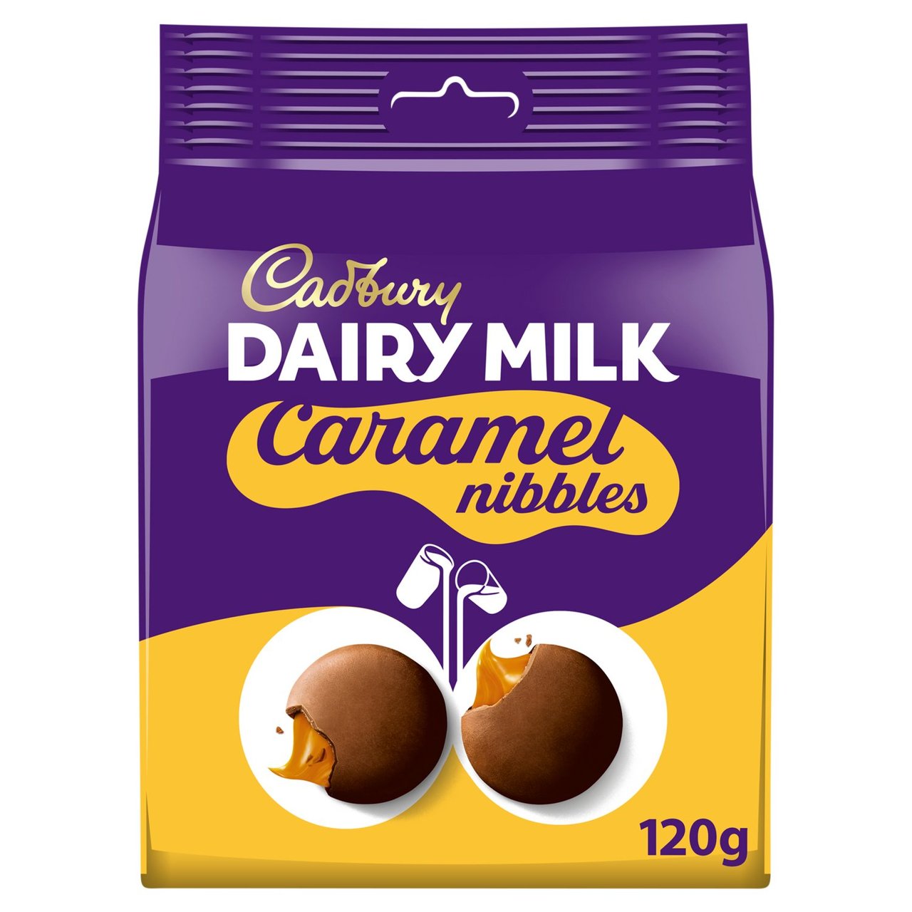 Cadbury Dairy Milk Caramel Nibbles 120g